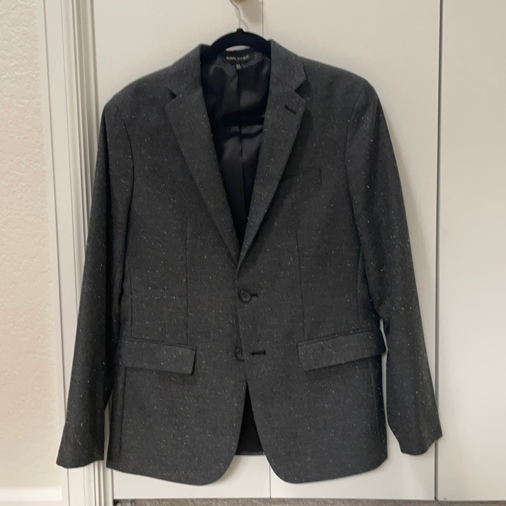 Banana Republic Gray Blazer- 38s silm fit